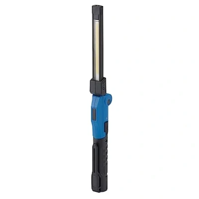 Afbeelding van Draper 64499 COB SMD LED oplaadbare zak opvouwbaar slank licht, 100 lumen, 1 x USB C kabel, blauw en zwart
