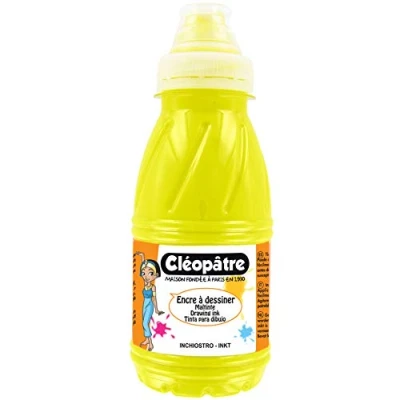 Afbeelding van Cléopâtre Encre à dessiner Maltint, Geel, 250 ml