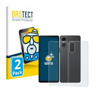 Afbeelding van BROTECT Screenprotector voor Sony Xperia 10 VI (Voor+Achter) Folie Beschermfolie matte (2 Stuks)