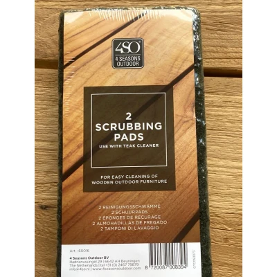 Afbeelding van Set van sponsjes groen (2 stuks) voor teak cleaner 4SO