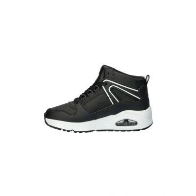 Afbeelding van Skechers UNO Street RYZE Sneaker Sneakers hoog voor kinderen, Maat: 33, Zwart Hoogwaardig imitatieleer