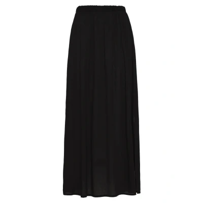 Afbeelding van ICHI IHMARRAKECH SO SK3 rok voor dames, lange rok, maxirok van jersey, relaxed fit, 194008, zwart, L