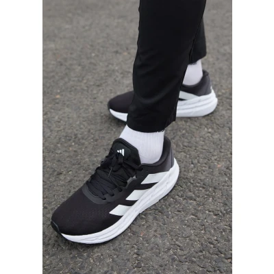 Afbeelding van adidas Performance Adistar 3 Hardloopschoenen neutraal, Heren, Maat: 43 1/3, Core black/footwear white/grey six Textiel/ synthetisch