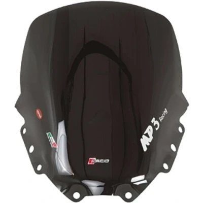 Afbeelding van FACO Windschild rookgrijs donker voor Piaggio Mp3 250 i.e.
