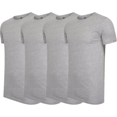 Afbeelding van 4 PACK Extra Lange T Shirts Grijs