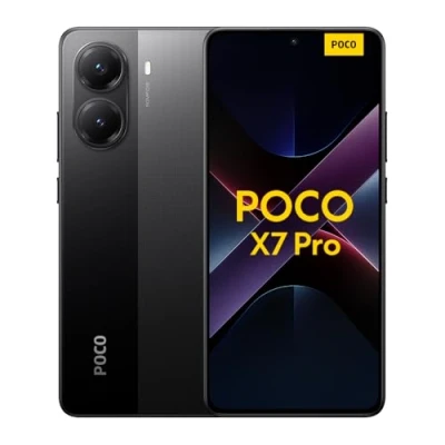 Afbeelding van Xiaomi POCO X7 Pro smartphone, 12+256GB, zwart, 50MP hoofdcamera met OIS, 6000mAh (typ) batterij 90W HyperCharge, IP68, AI functies (oplader niet inbegrepen)