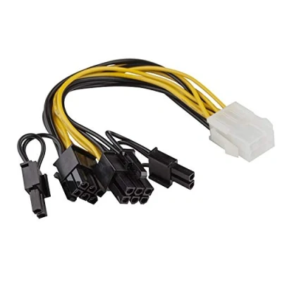Afbeelding van adaptare 36052 grafische kaart voedingsadapter (PCI e, 6 polig vrouwelijk naar 2X 6+2 polige stekker)