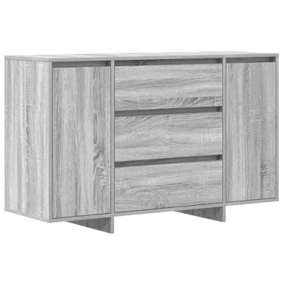 Afbeelding van vidaXL Dressoir Grijs Sonoma 120x41x75 cm Gelaagd Hout