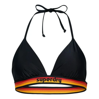 Afbeelding van Superdry Vrouwen Vintage Logo Triangelbikinitop Blauw Grootte: 42