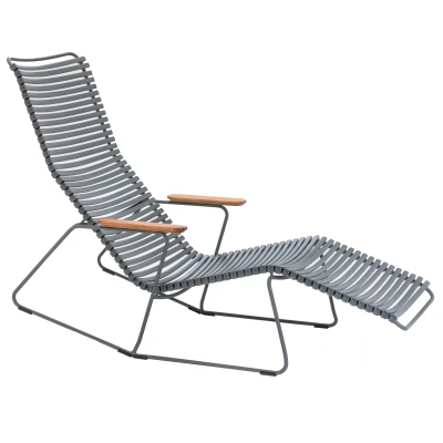 Afbeelding van Loungestoel Houe Click Sunrocker Dark grey