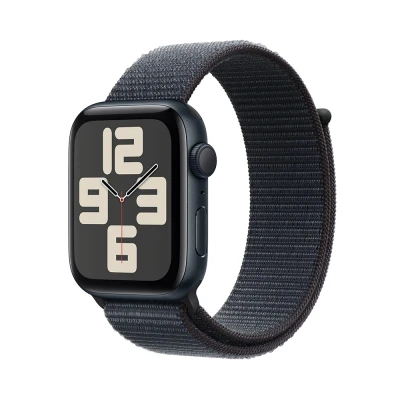 Afbeelding van Apple Watch SE 44mm Midnight Aluminium Ink Sport Loop (145 220mm)