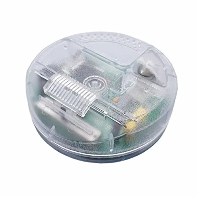 Afbeelding van RELCO RL5640 Rondo Led dimmer (dimmer snoer), 4 100 watt, traploos dimmen, dimbare led, gloeilampen, aan uit, 220 230V, dimschakelaar/snoer tussendimmer, transparant, geruisloos, Ø 94 x 37 mm