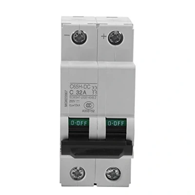 Afbeelding van 250V DC 2P Disjoncteur miniature d&#039;air à basse tension Commutateur d&#039;énergie solaire 16A / 32A 63A(32A)