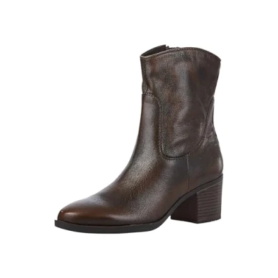 Afbeelding van Marco Tozzi Dames Bootie Zip + Slip 2 25360 43 Modelaarzen, Cuoio Antic, 36 EU, EU