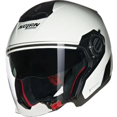 Afbeelding van Nolan N40 5 06 Classico N Com Jet Helm, wit, afmeting XS voor man