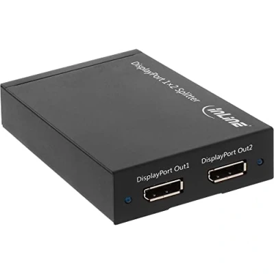 Afbeelding van InLine 1x DisplayPort naar 2x splitter 4K