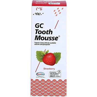 Afbeelding van GC Tooth Mousse Erdbeere Creme, 40 g Tandpasta