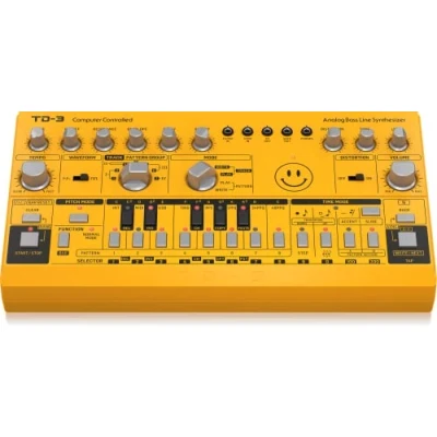 Afbeelding van Behringer TD 3 (Acid Yellow) Analoge synthesizer