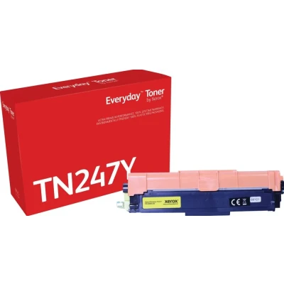 Afbeelding van Xerox Toner vervangt Brother TN 247Y Compatibel Geel 2300 bladzijden Everyday 006R04320