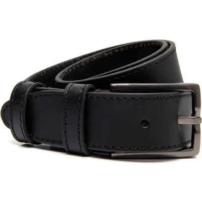Afbeelding van The Chesterfield Brand Leren Riem Zwart Tanaro