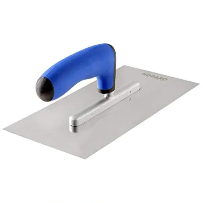 Afbeelding van HOGARD Stukadoorspaan Afwerktroffel 26,9 x 13 cm Premium roestvrijstalen pleisterwerk met ergonomische handgreep Gemaakt in EU