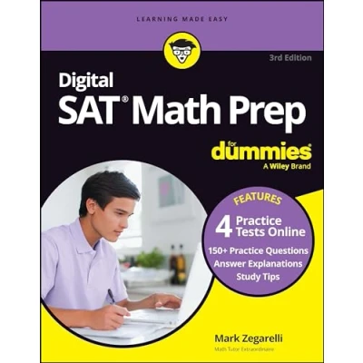 Afbeelding van Digital SAT Math Prep for Dummies: Book + 4 Practice Tests Online, Updated the NEW Format