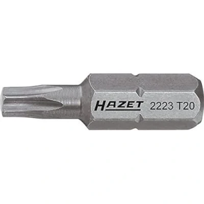 Afbeelding van HAZET 2223 T8 Torx bit T 8 Speciaal staal C 6.3 1 stuk(s)