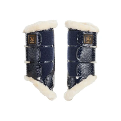 Afbeelding van BR Beenbeschermer Majestic Lacquer XL Navy Blauw