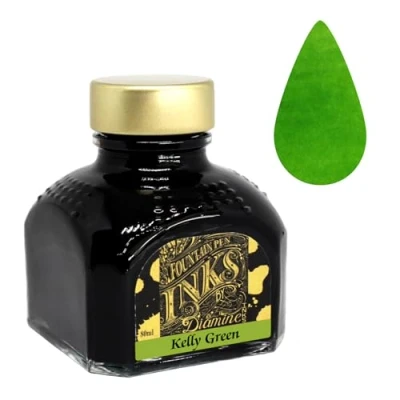 Afbeelding van Diamine Inkt for vulpen, Kelly Green 80ml