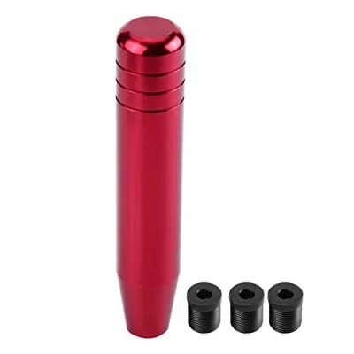 Afbeelding van 18cm Universal Car Gear Shifter Lever Manual Modified Knob Handle Black/Red/Blue(Optional) Durable Real Aluminum Alloy Stand Head Shift Lever(Red) Versnellingskoppen/schakelaccessoires