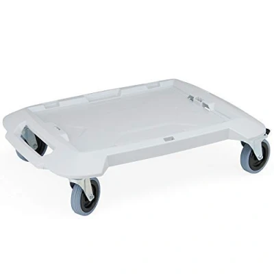 Afbeelding van Bosch Sortimo L Boxx Roller Gereedschapskofferset, innovatief transportsysteem, lege gereedschapskoffer, compatibel met Boxx, grijs