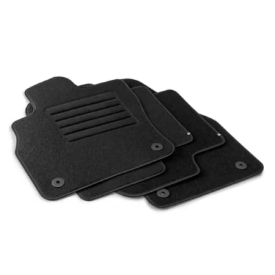 Afbeelding van MTM Vloermatten voor Volvo XC90 II 7 zits (ook plug in en mild hybride) 2015 precies passend gevormd als origineel, hielkussen van tapijt, antislip rand, One 5155