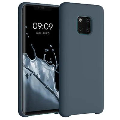 Afbeelding van kwmobile telefoonhoesje compatibel met Huawei Mate 20 Pro hoesje Zachte case voor smartphone Back cover in leisteen