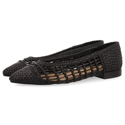 Afbeelding van Gioseppo Sagada Ballerina&#039;s, Dames, Maat: 38, Black Leer
