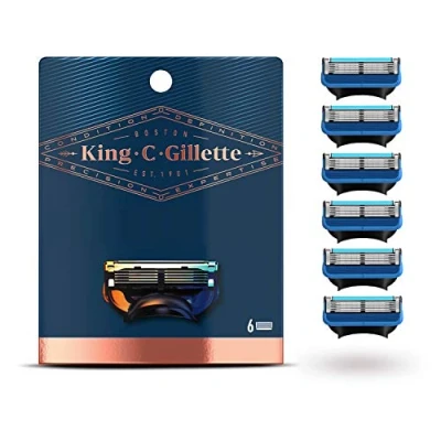Afbeelding van King C. Gillette Scheermesjes 6 Stuks