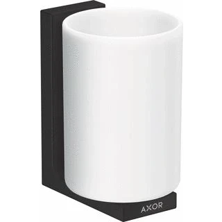 Afbeelding van Hansgrohe axor universal rectangular tandenborstelhouder mat zwart 42604670