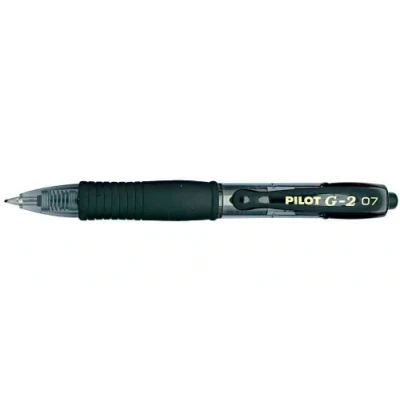 Afbeelding van Pilot G 2 Pixie Gel Ink Zwarte Rollerball pen Medium Tip