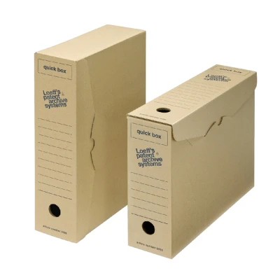 Afbeelding van Archiefdoos Loeff Quick Box 3000 A4 335x240x80