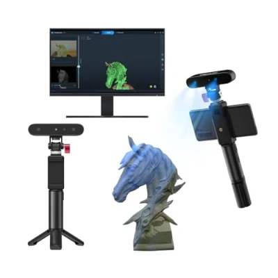Afbeelding van Creality 3D scanner voor printer, CR scan Ferret draagbare scanmachine, 30 FPS scansnelheid, 0,1 mm nauwkeurigheid, dual en full colour modus, compatibel met Android/iOS/pc