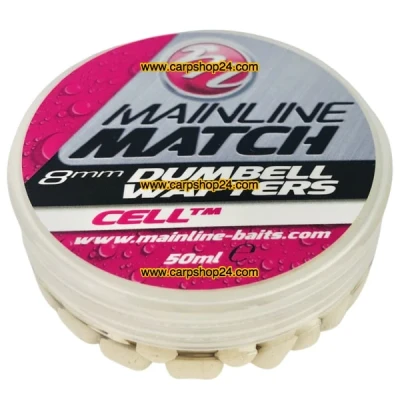 Afbeelding van Mainline Match Dumbell Wafters 8mm (50ml) Smaak : Cell TM