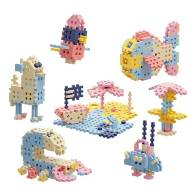 Afbeelding van Marioinex 904282 Building Blocks Mini Waffle Constructor Traveller 200 Pieces
