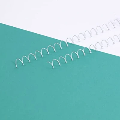 Afbeelding van Craftelier Set van 2 spiralen voor het binden albums, notitieboeken of afsprakenplanners, ideaal scrapbooking en knutselprojecten, Ø 1,27 cm, lengte 30,5 wit