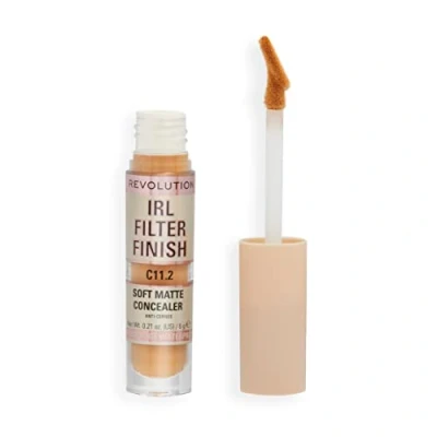 Afbeelding van Makeup Revolution IRL Filter Finish Concealer Concealer, Maat: 6 g, Brown