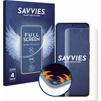 Afbeelding van Savvies Screenprotector voor Xiaomi 13 Ultra Folie Beschermfolie transparant volledig dekking (4 Stuks)