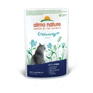 Afbeelding van Almo Nature Functional Urinary Support met vis nat kattenvoer 30 x 70g
