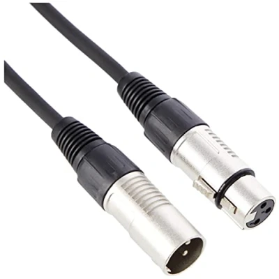 Afbeelding van Stagg SMC20 20 m &quot;1x 3 pins mannelijke XLR / 1x vrouwelijke XLR&quot; microfoonkabel zwart