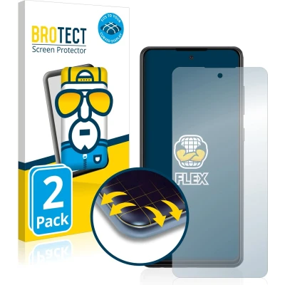 Afbeelding van BROTECT Screenprotector voor Samsung Galaxy A72 / 5G Folie Beschermfolie transparant volledig dekking (2 Stuks)