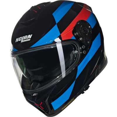 Afbeelding van Nolan N80 8 Alfiere N Com Helm, zwart rood blauw, afmeting XL voor man