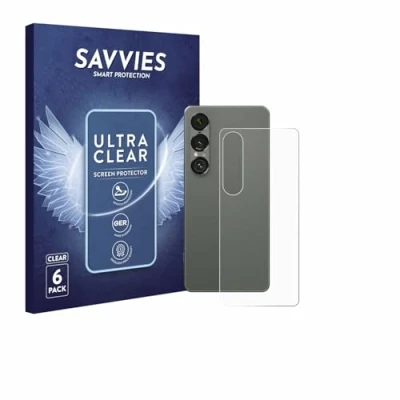 Afbeelding van Savvies Screenprotector voor Sony Xperia 1 VII (Achterkant) Folie Beschermfolie transparant (6 Stuks)