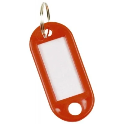 Afbeelding van Q Connect sleutelhanger, pak van 10 stuks, rood